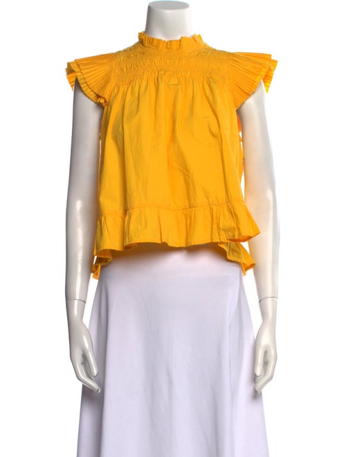 Love the Label Mock Neck Short Sleeve Crop Top