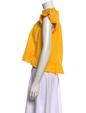 Love the Label Mock Neck Short Sleeve Crop Top