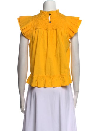 Love the Label Mock Neck Short Sleeve Crop Top