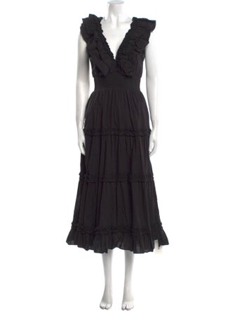 Love the Label V-Neck Long Dress