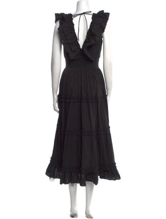 Love the Label V-Neck Long Dress