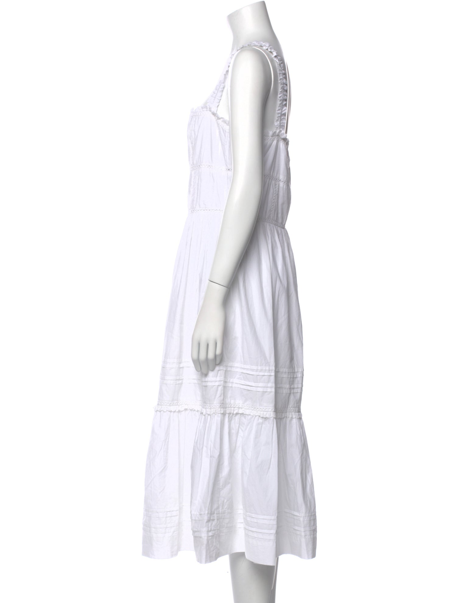 Love the Label Square Neckline Midi Length Dress w/ Tags