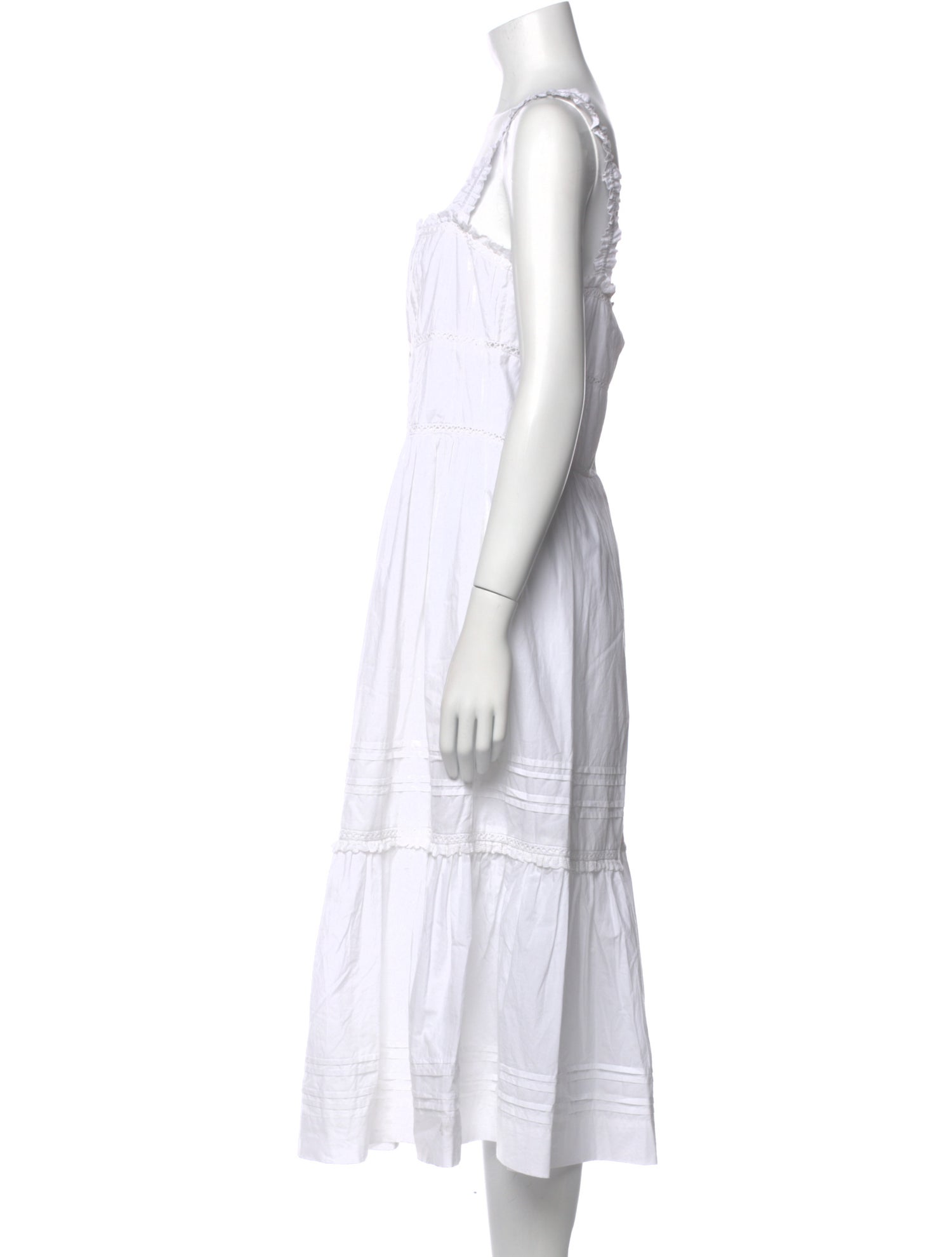 Love the Label Square Neckline Midi Length Dress w/ Tags