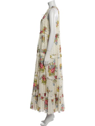 Love the Label Floral Print Long Dress