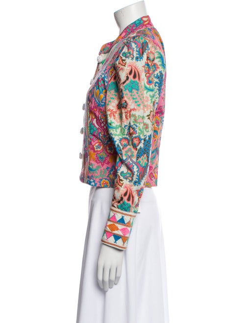 Love the Label Floral Print Evening Jacket