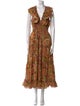 Love the Label Paisley Print Long Dress
