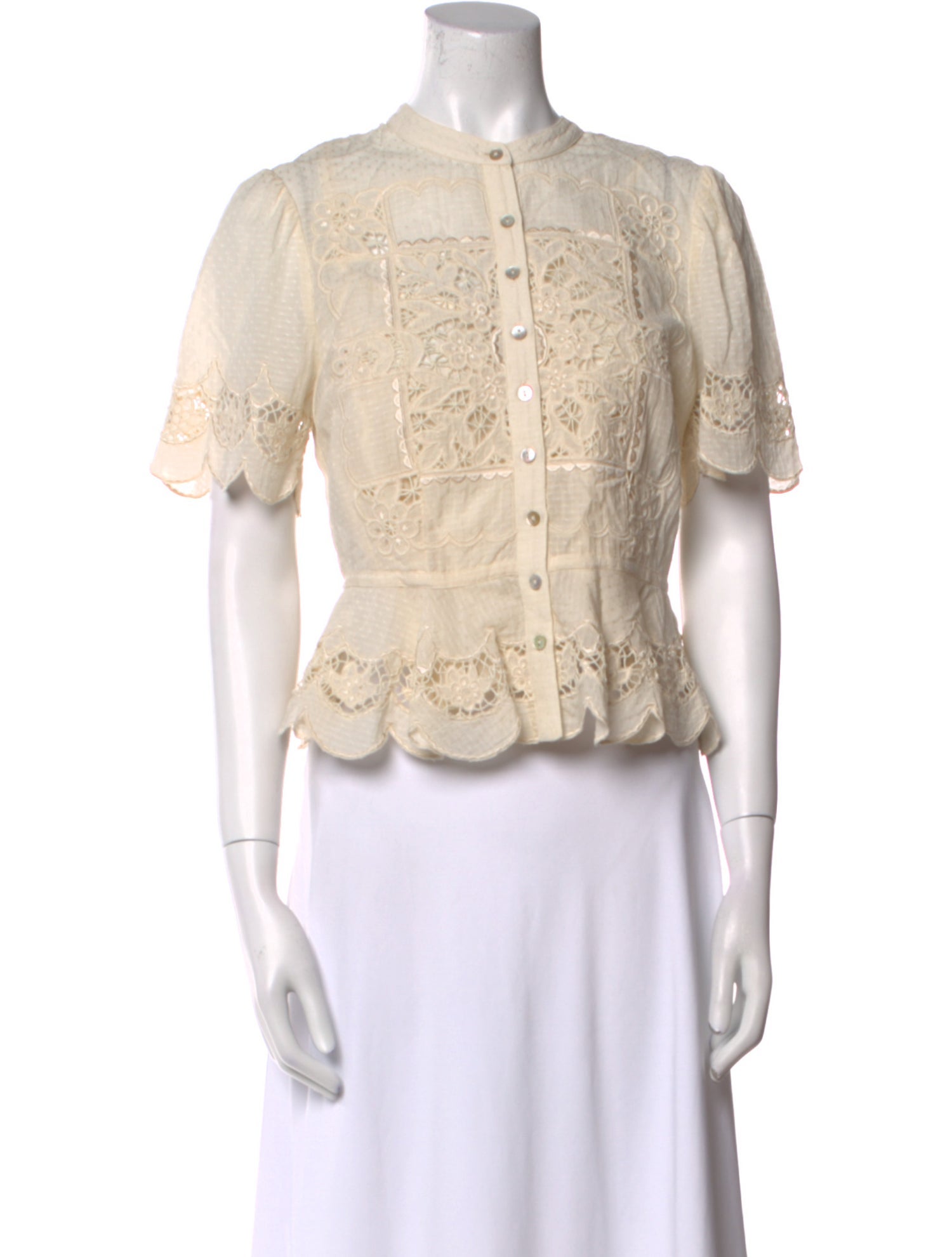 Love the Label Crew Neck Short Sleeve Crop Top w/ Tags