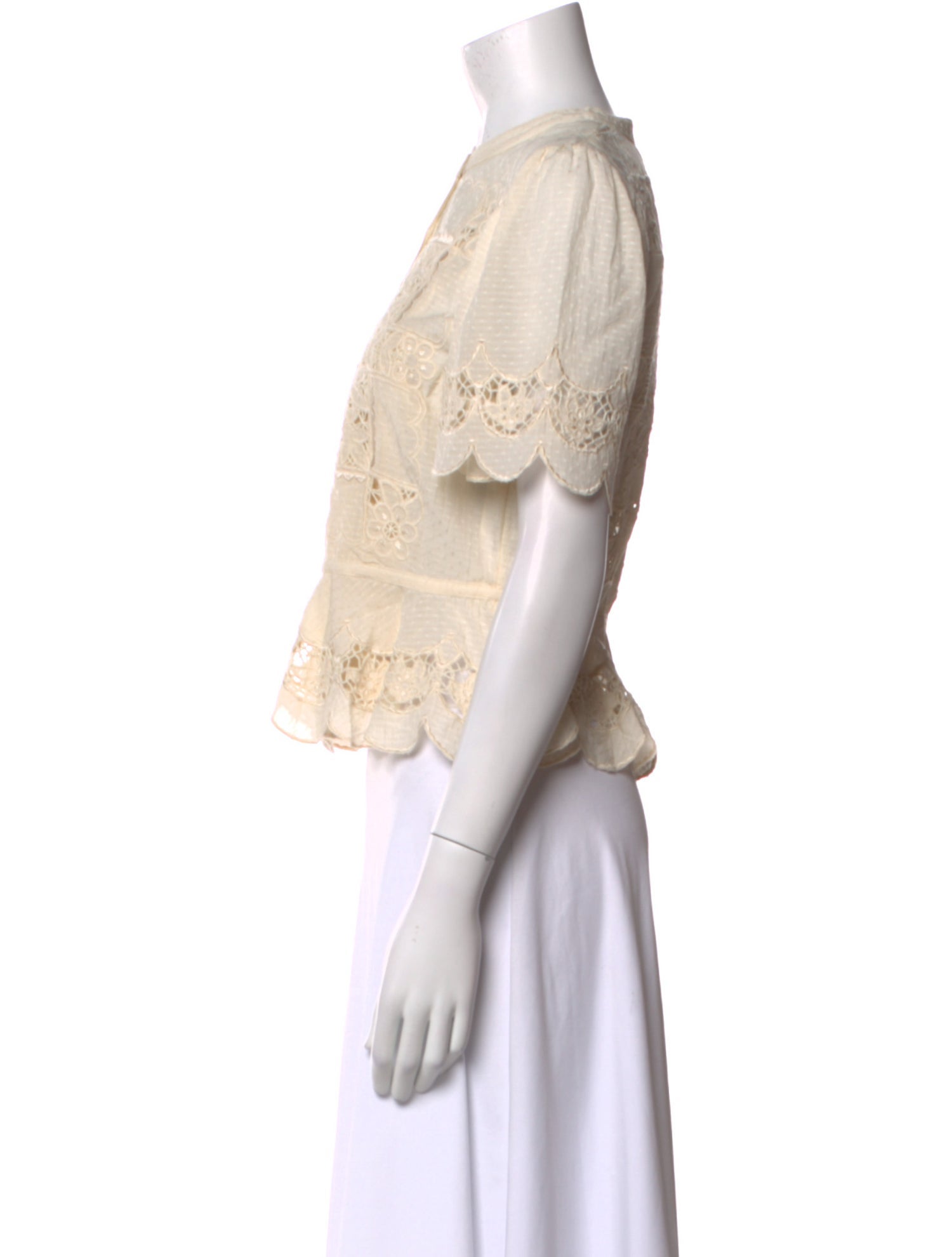 Love the Label Crew Neck Short Sleeve Crop Top w/ Tags