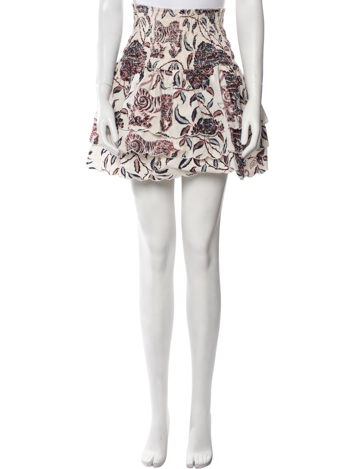 Love the Label Printed Mini Skirt