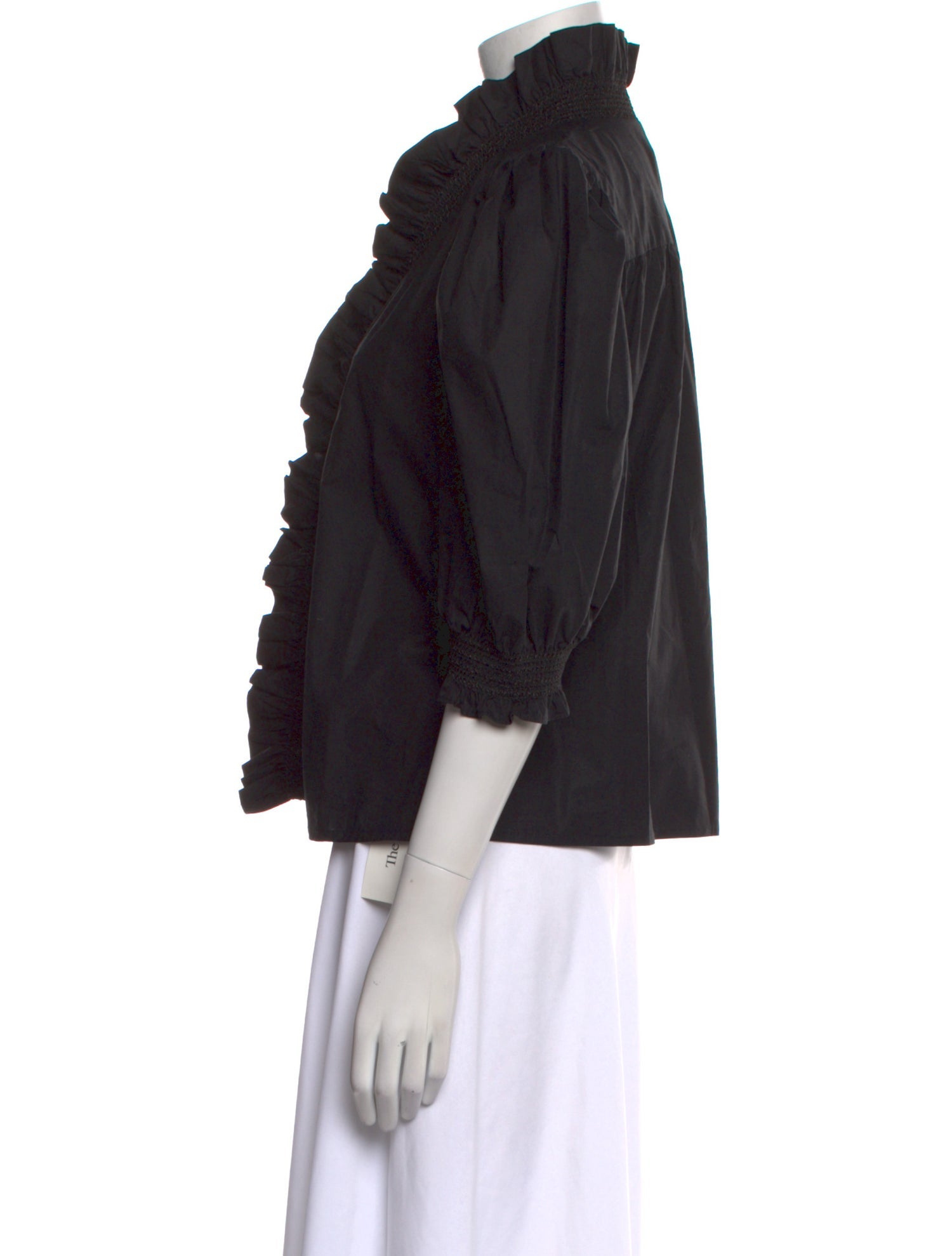 Love the Label V-Neck Three-Quarter Sleeve Blouse