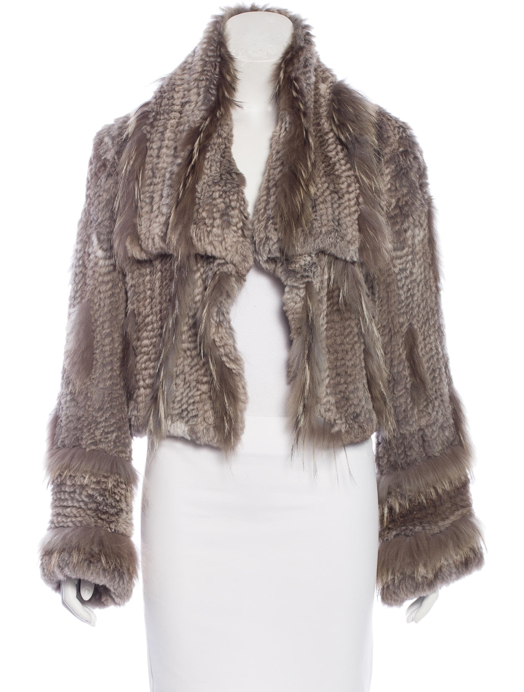 Love Token Knitted Fur Jacket - Clothing - WLTOK20008 The RealReal