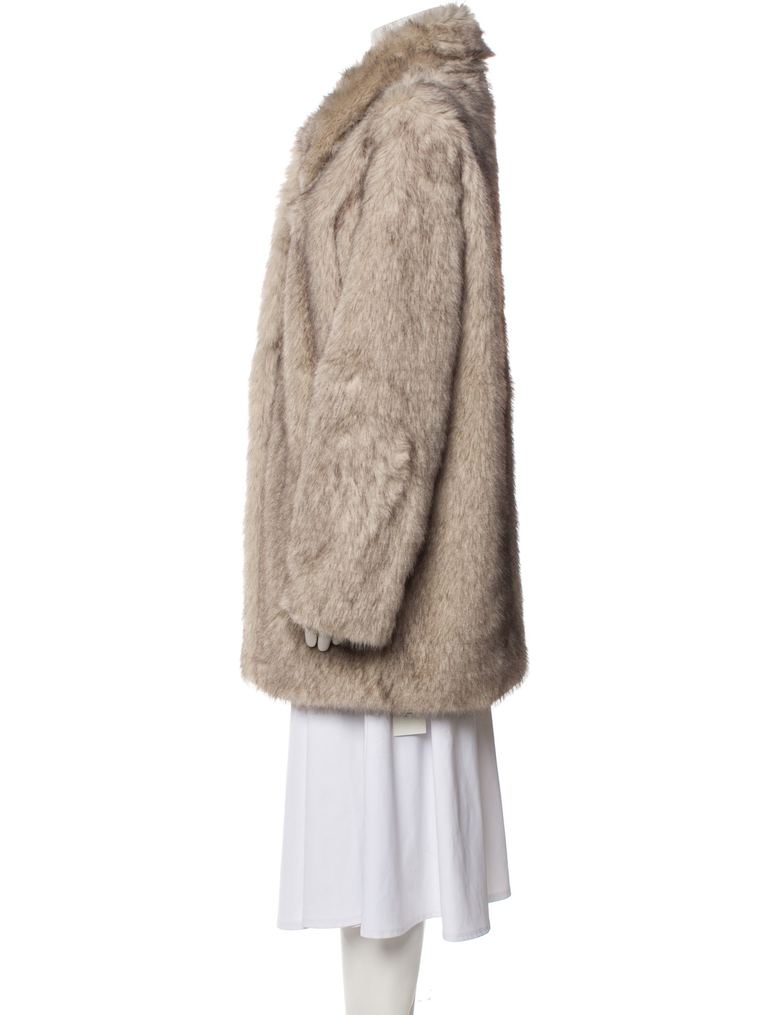 Love Token Faux Fur Faux Fur Coat w/ Tags