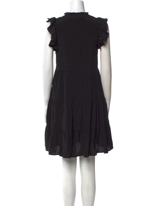 Love Token Tie Neck Mini Dress