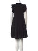 Love Token Tie Neck Mini Dress