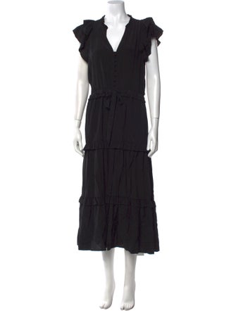 Love Token V-Neck Long Dress