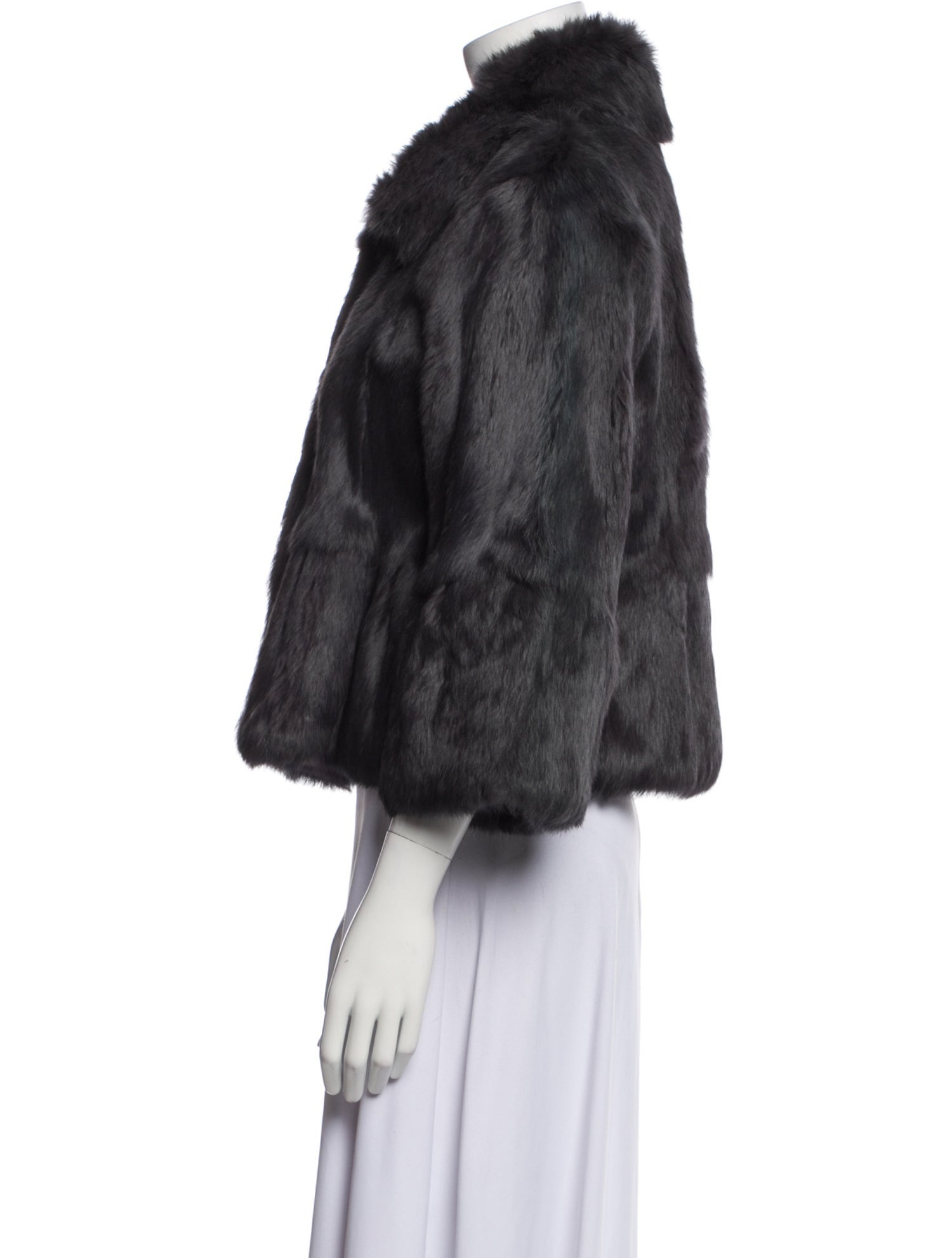 Love Token Faux Fur Fur Jacket