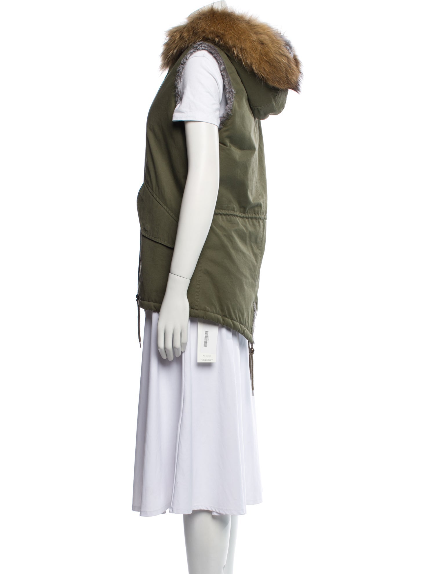 Love Token Faux Fur Fur Jacket