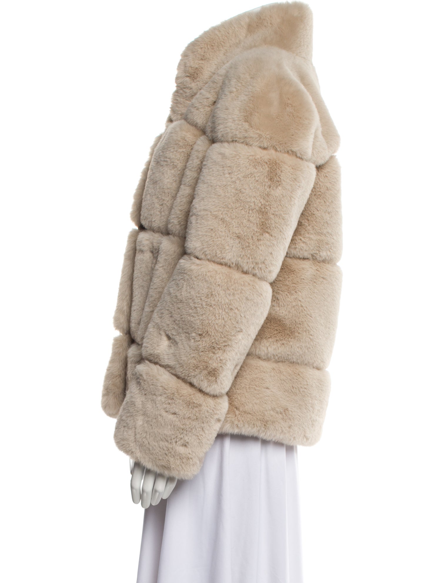 Love Token Faux Fur Coat