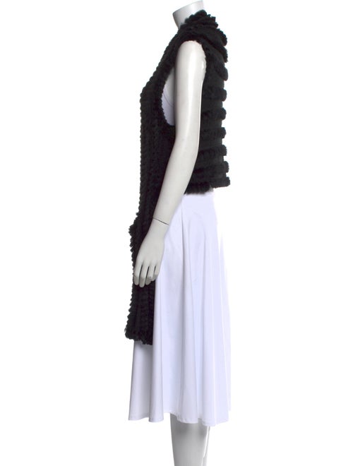 Love Token Fur Open Front Sweater