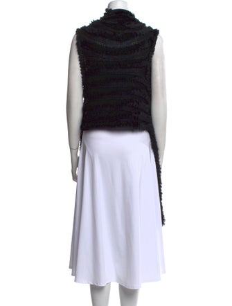 Love Token Fur Open Front Sweater