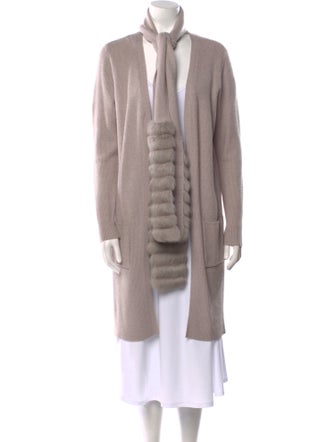 Love Token Striped Open Front Sweater