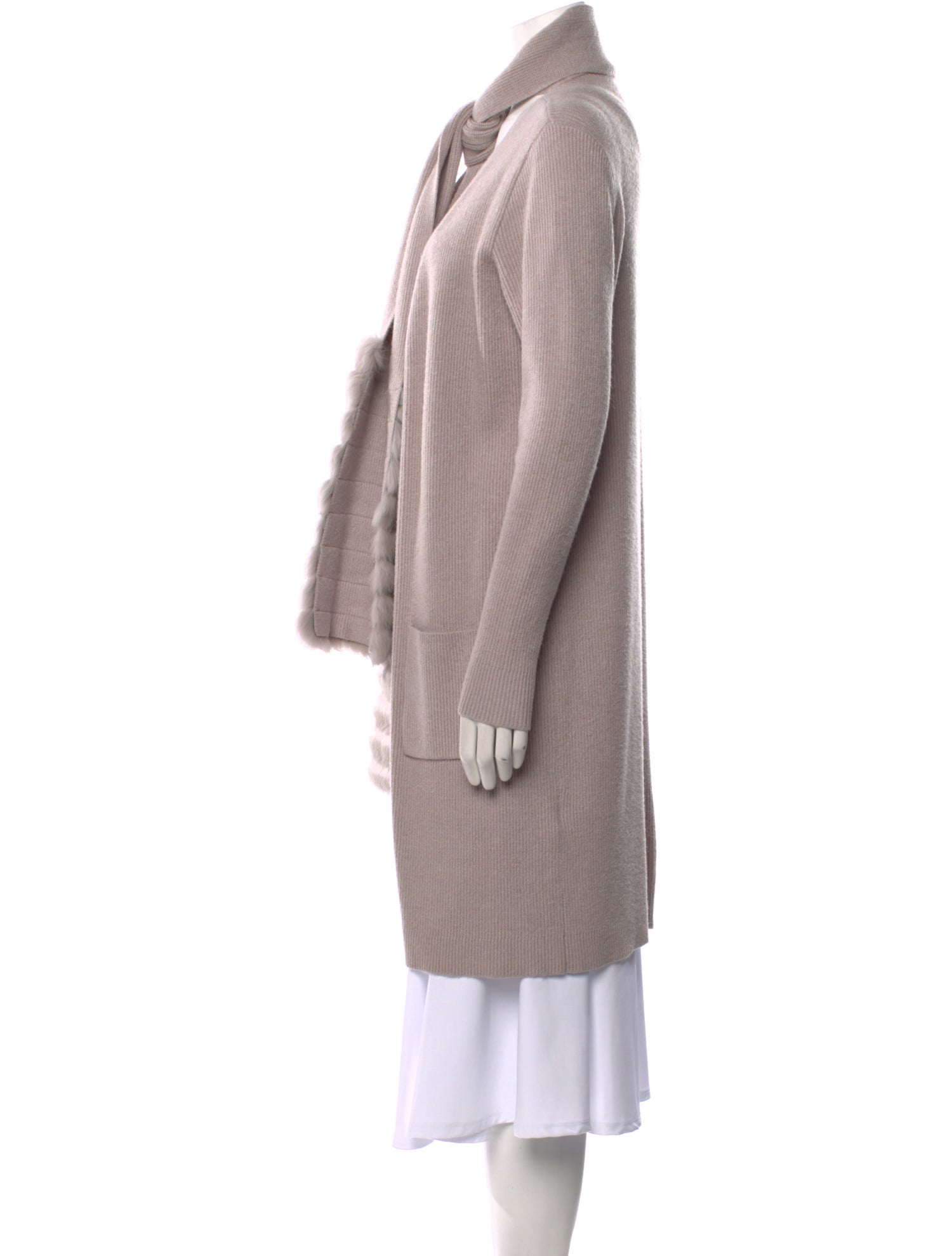 Love Token Striped Open Front Sweater