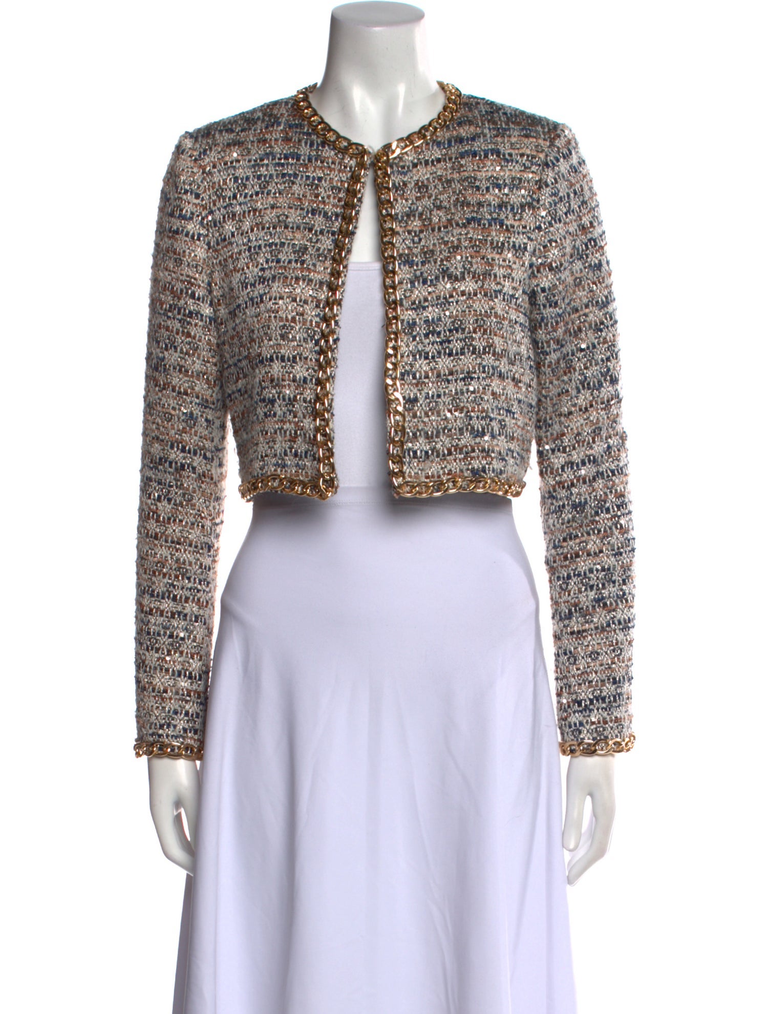 Love Token Printed Crew Neck Sweater