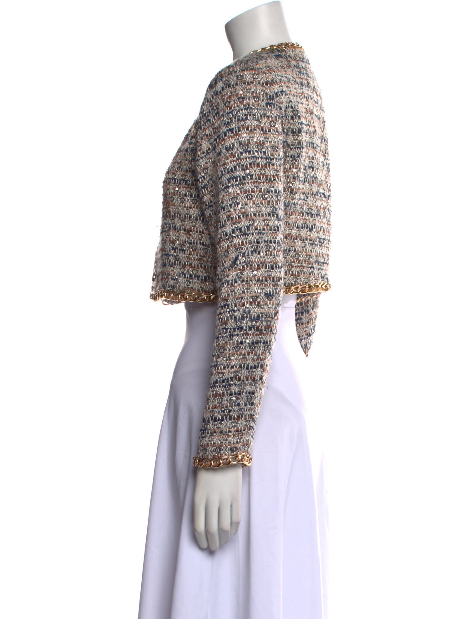 Love Token Printed Crew Neck Sweater