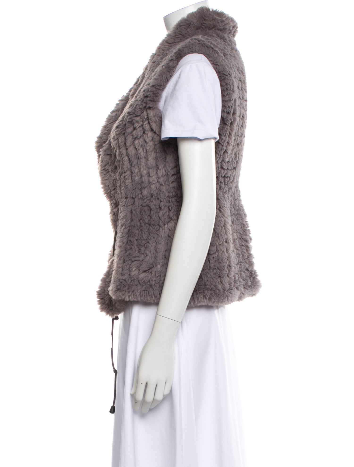Love Token Faux Fur Vest