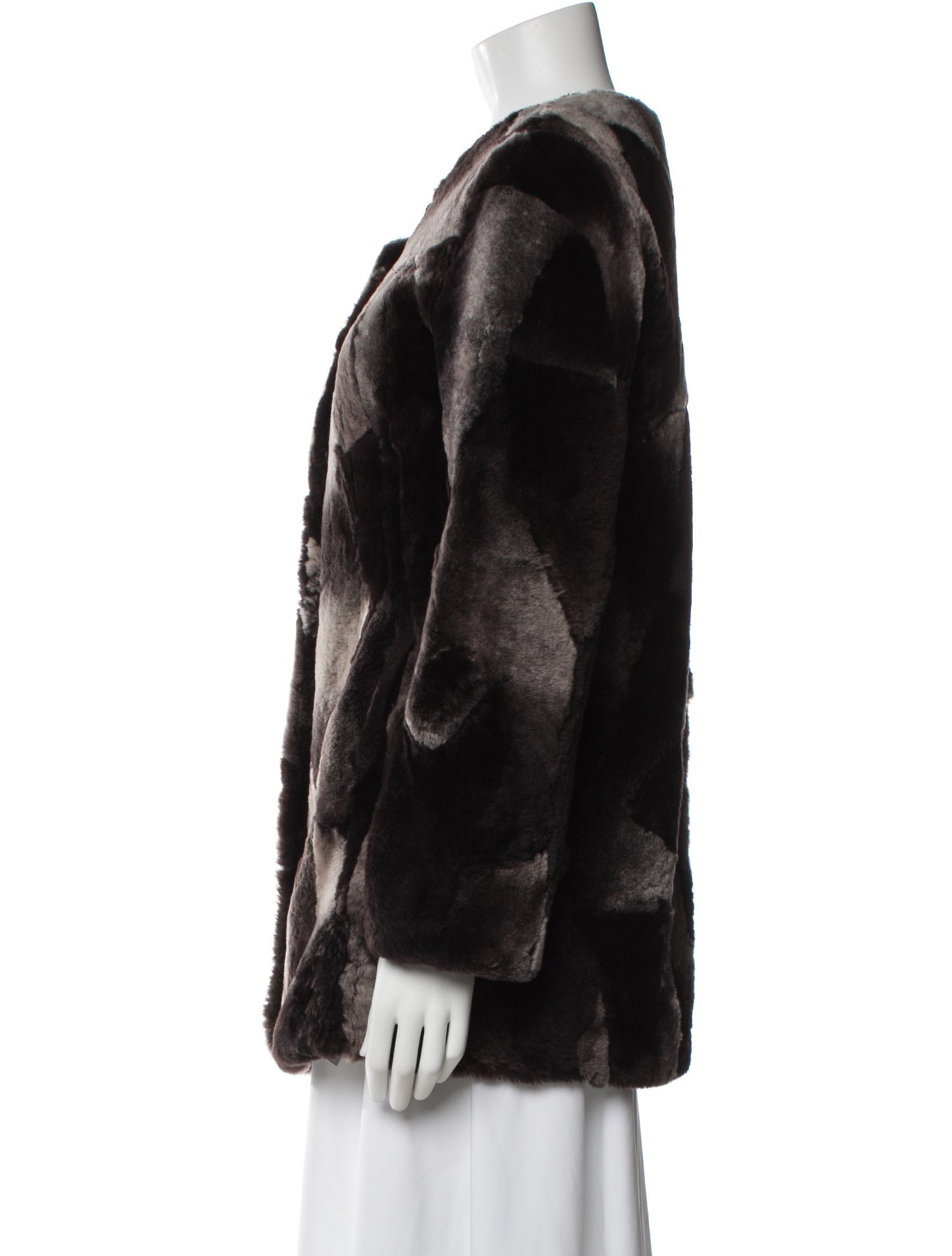 Love Token Shearling Fur Coat