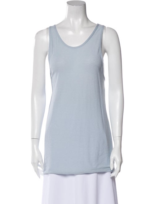 Live The Process Scoop Neck Sleeveless Top Blue