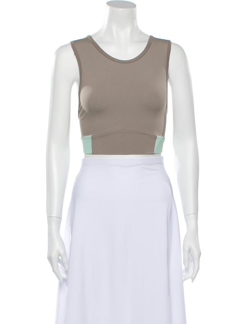 Live The Process Scoop Neck Sleeveless Crop Top