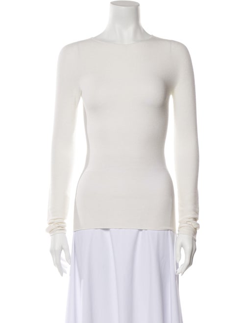 Live The Process Bateau Neckline Sweater White