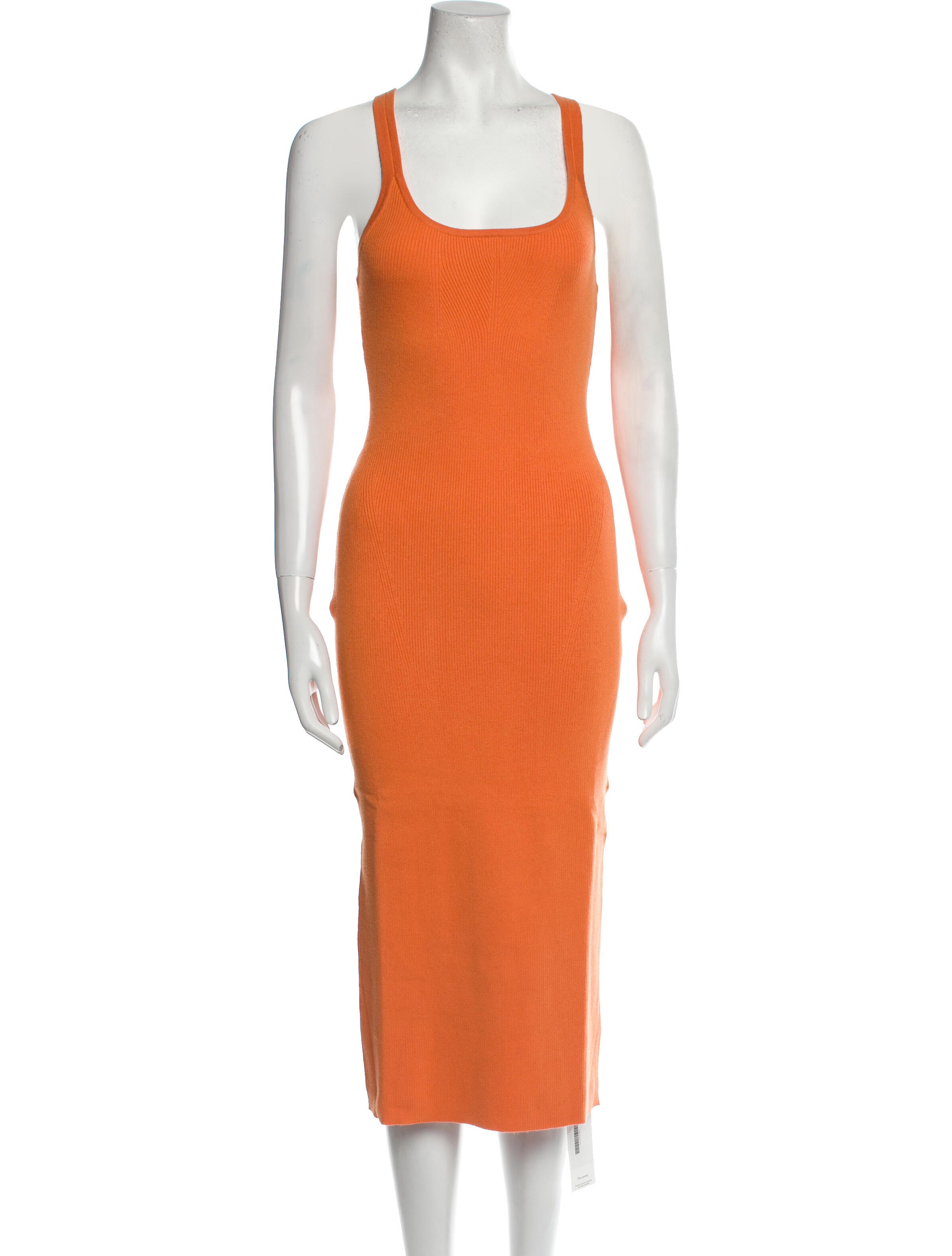 Live The Process Scoop Neck Midi Length Dress