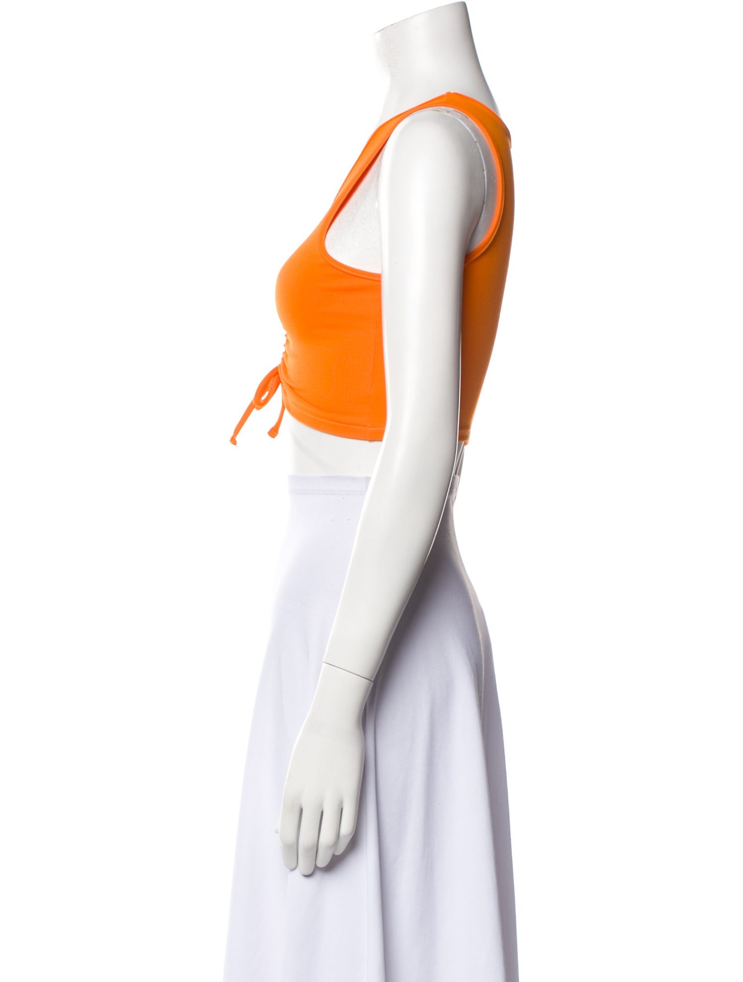 Live The Process V-Neck Sleeveless Crop Top