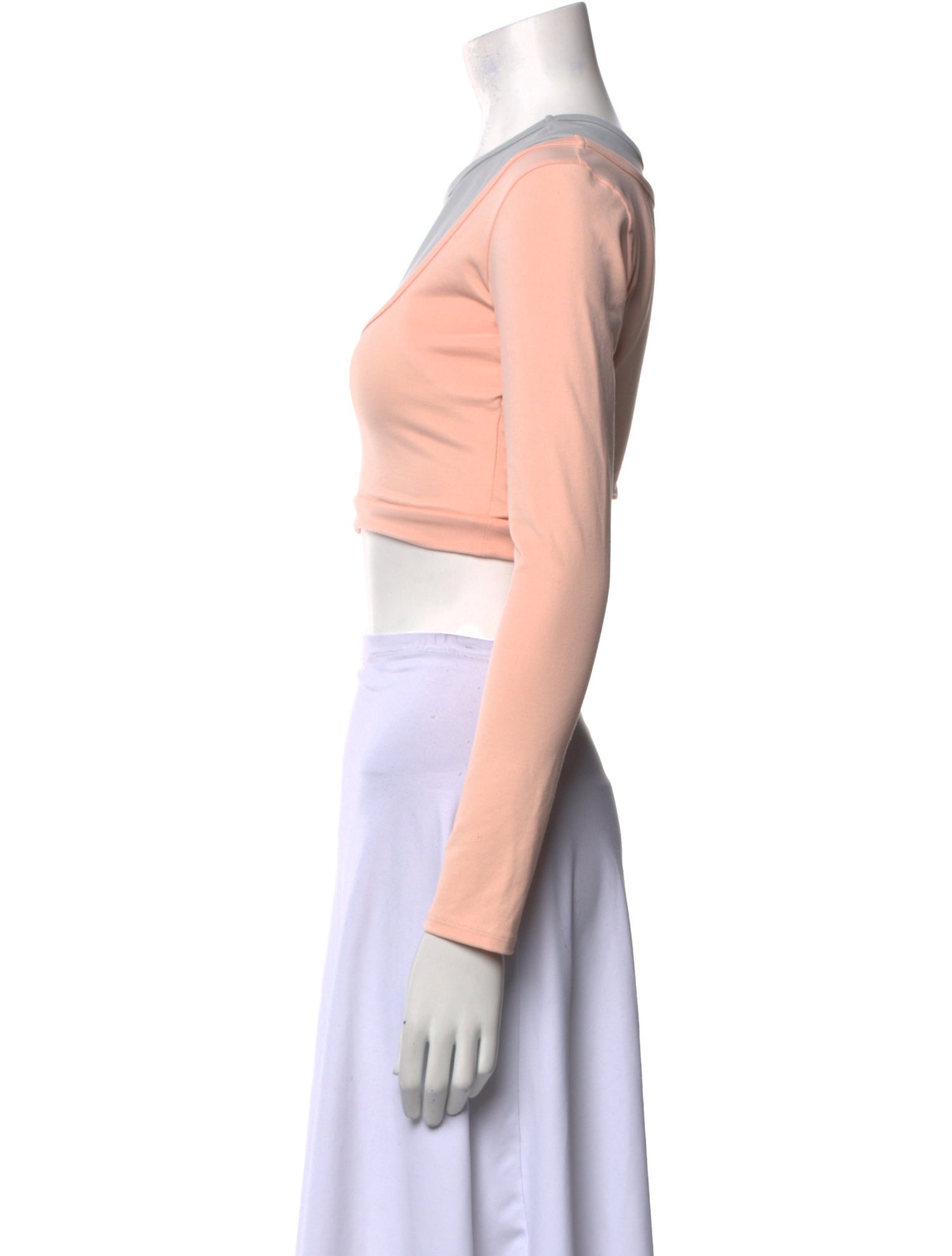 Live The Process Scoop Neck Long Sleeve Crop Top