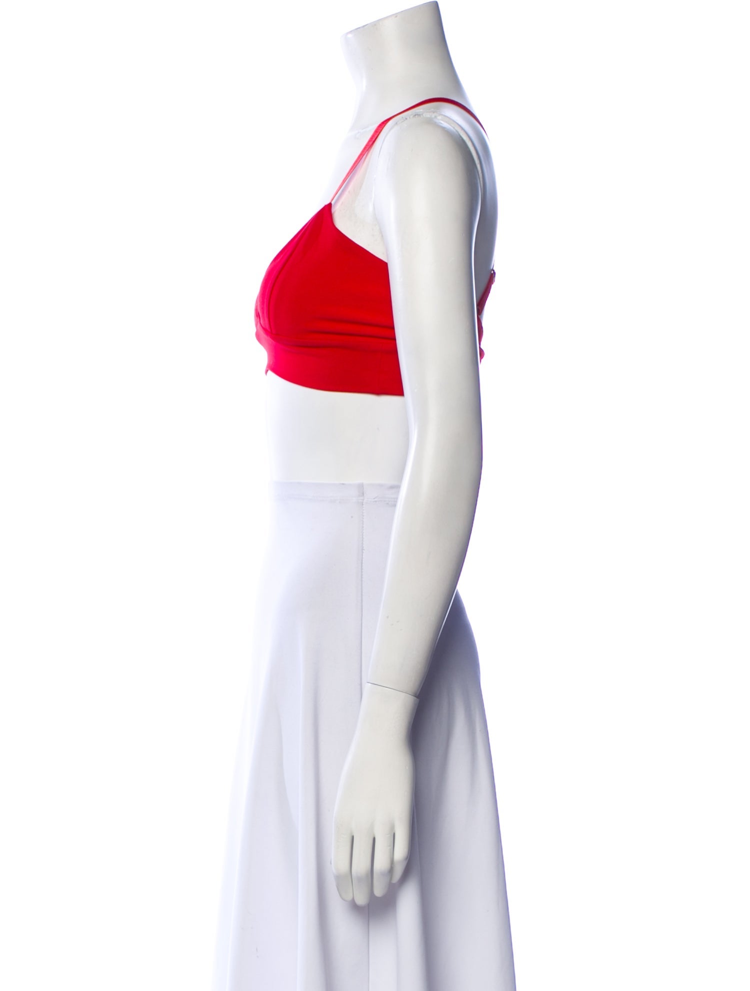 Live The Process V-Neck Sleeveless Crop Top