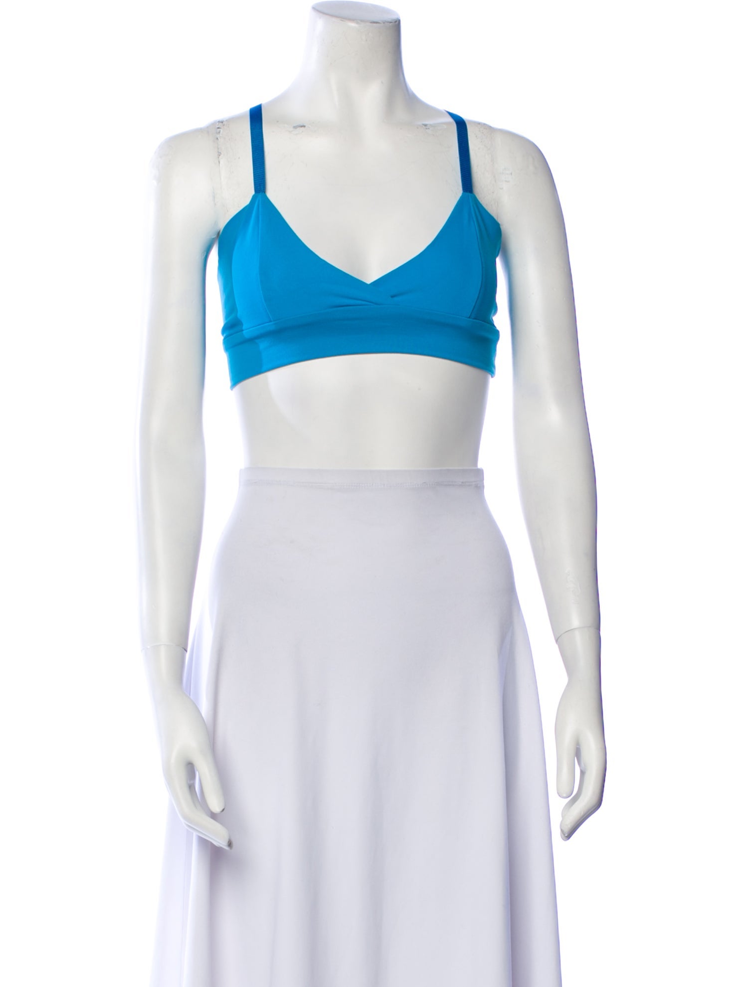 Live The Process V-Neck Sleeveless Crop Top