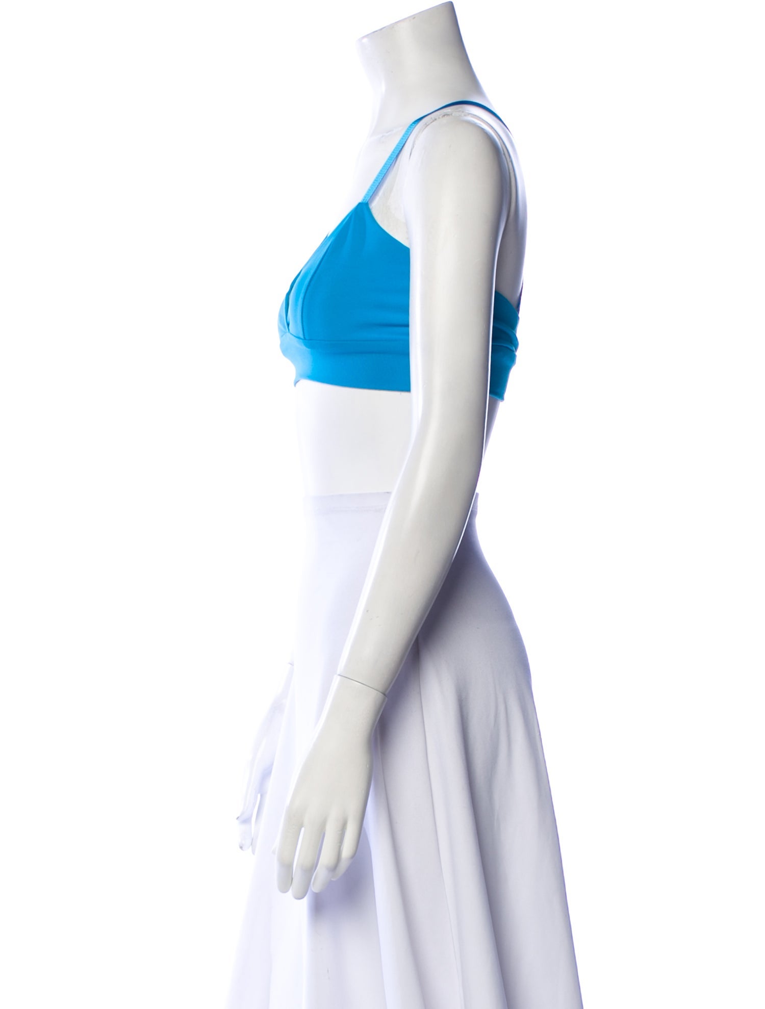 Live The Process V-Neck Sleeveless Crop Top