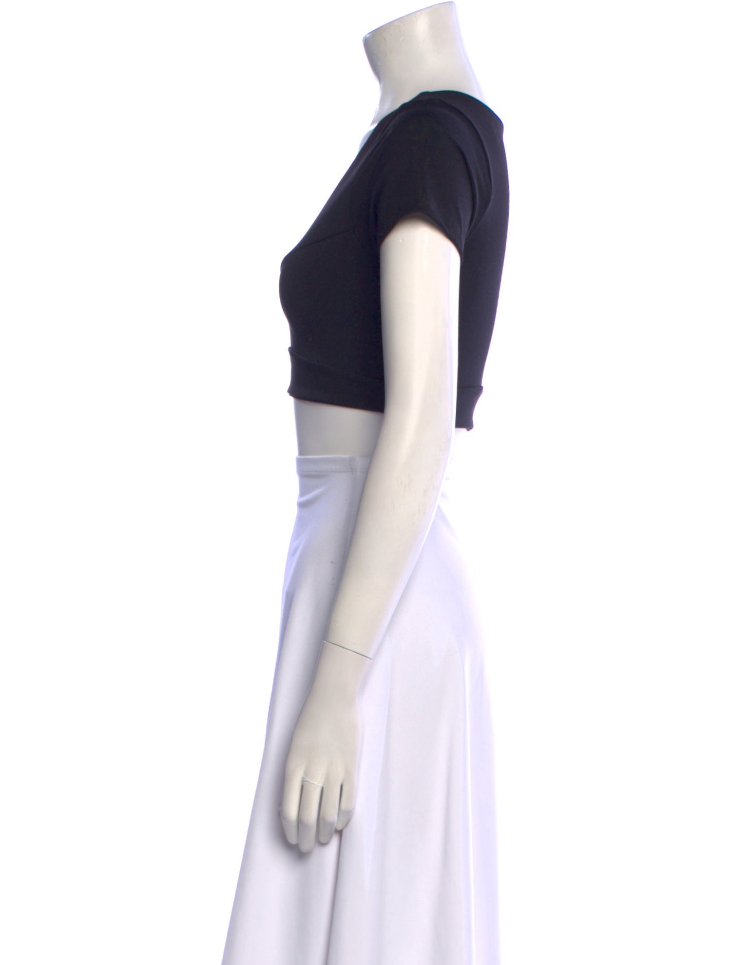 Live The Process Nylon V-Neck Crop Top