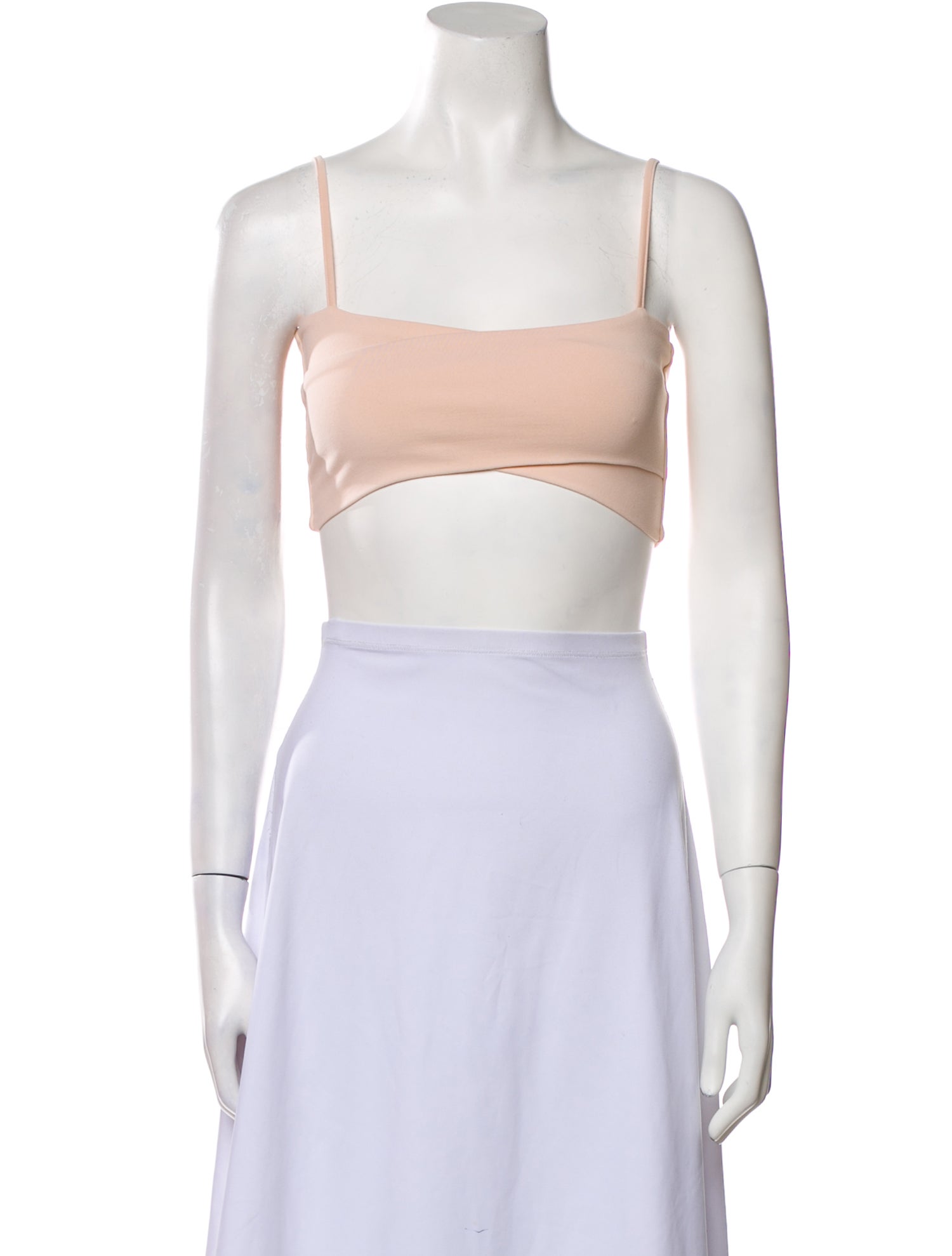 Live The Process Square Neckline Sleeveless Crop Top