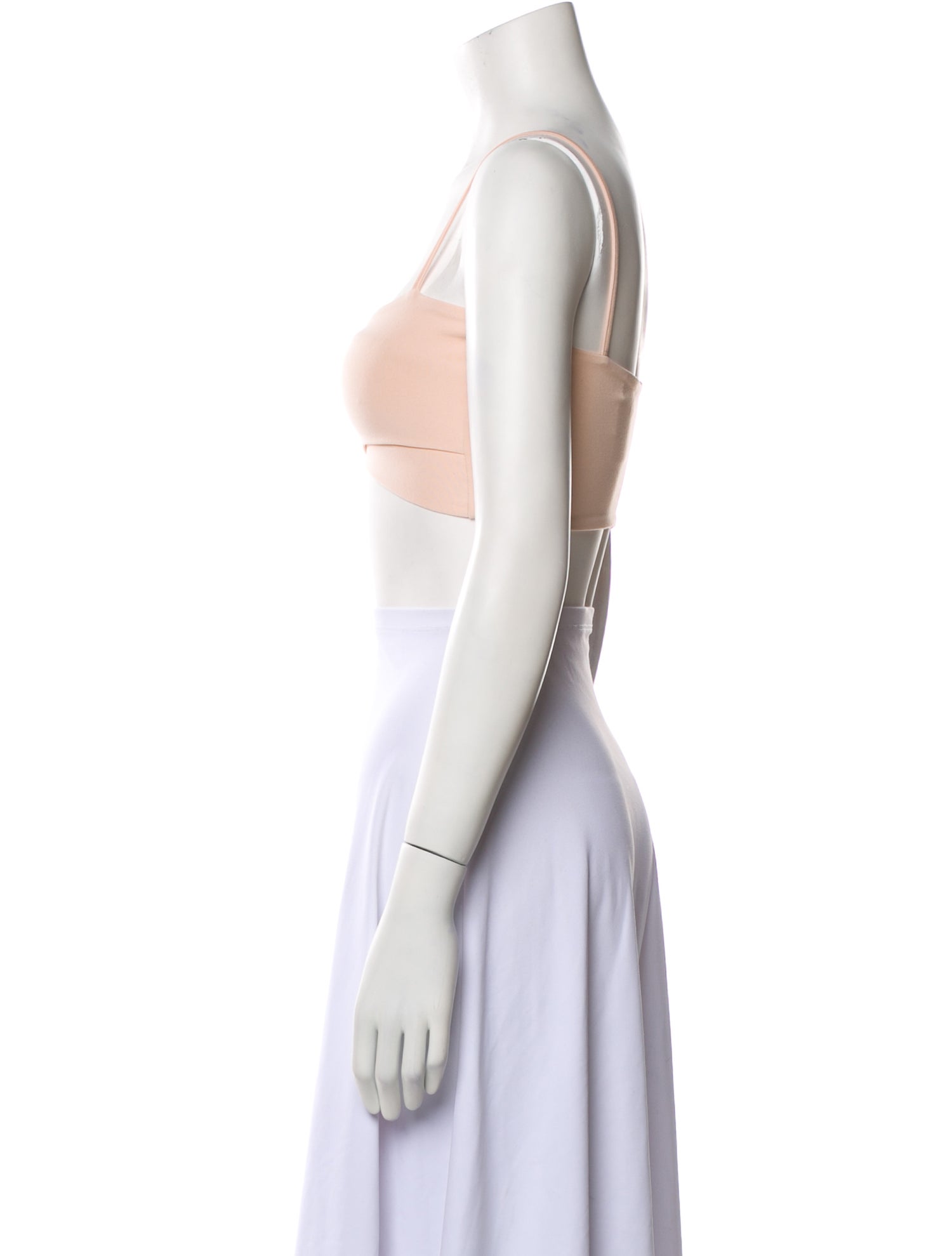 Live The Process Square Neckline Sleeveless Crop Top