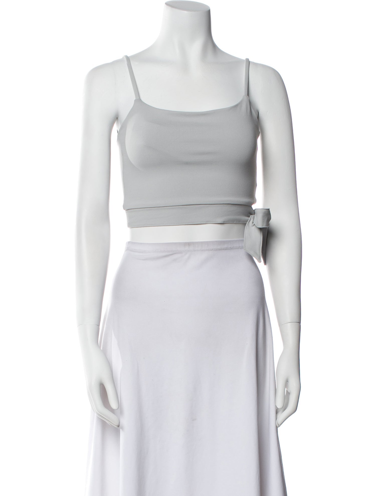Live The Process Square Neckline Sleeveless Crop Top