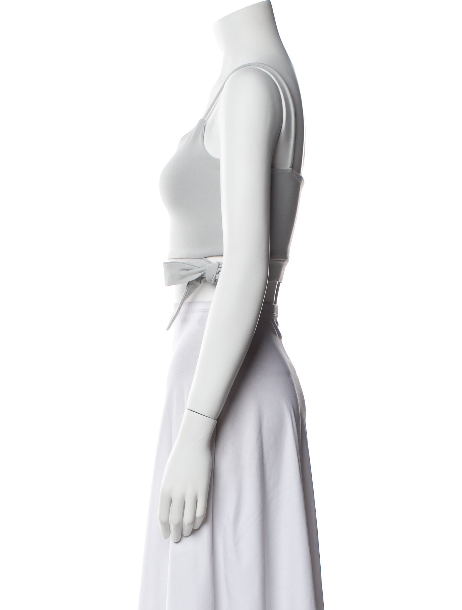 Live The Process Square Neckline Sleeveless Crop Top