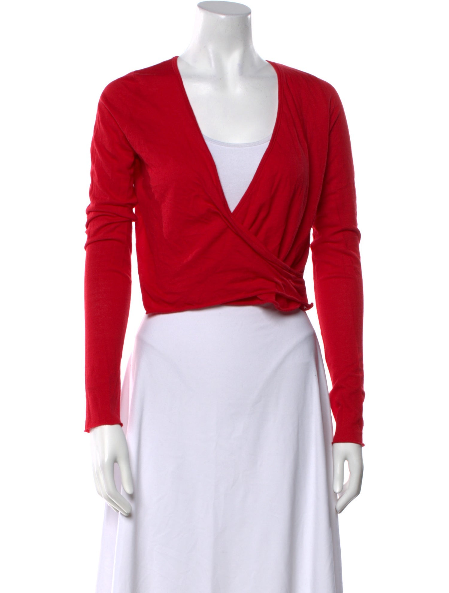 Live The Process V-Neck Long Sleeve Crop Top