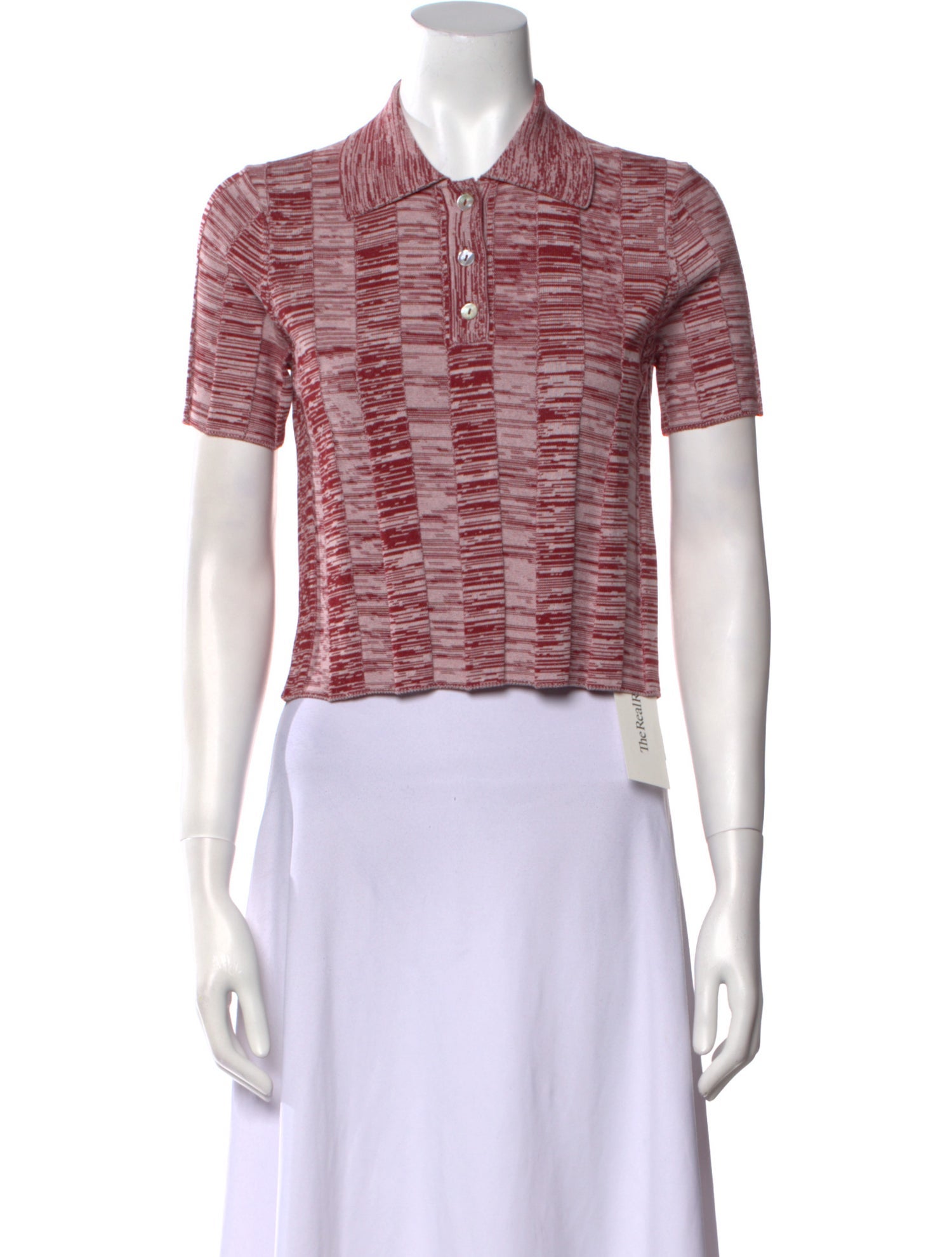 Live The Process Striped Short Sleeve Polo