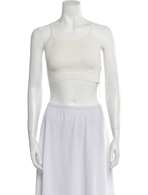 Live The Process Square Neckline Sleeveless Crop Top