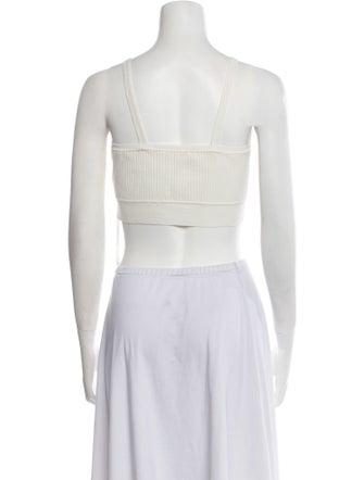 Live The Process Square Neckline Sleeveless Crop Top