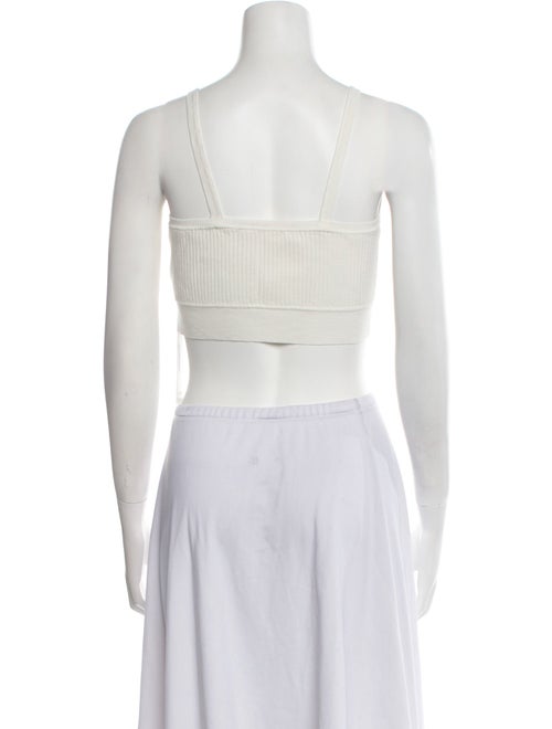 Live The Process Square Neckline Sleeveless Crop Top