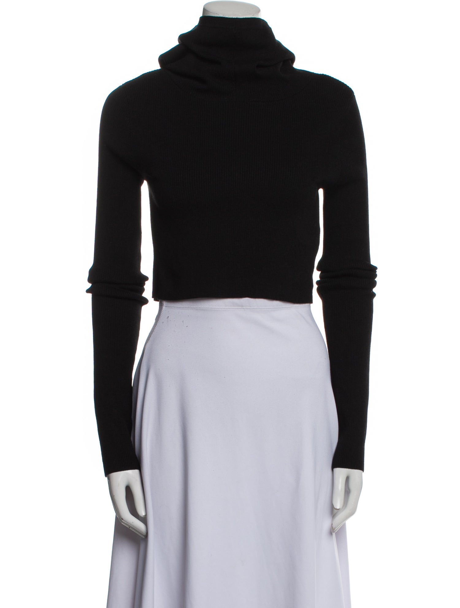 Live The Process Turtleneck Long Sleeve Crop Top